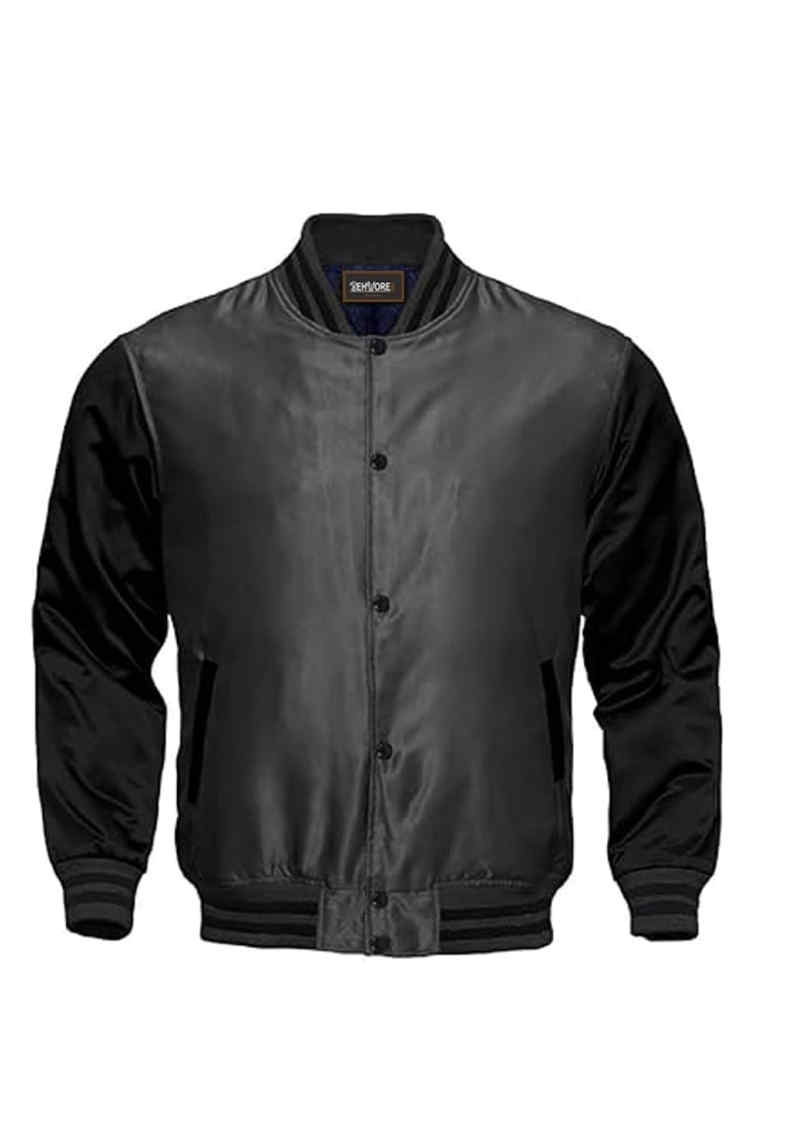 SATIN JACKET BLACK