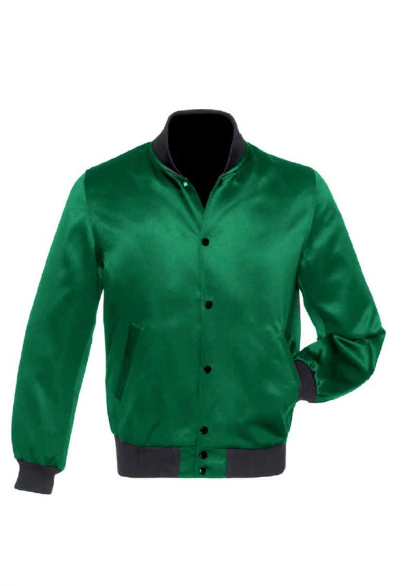 SATIN JACKET GREEN