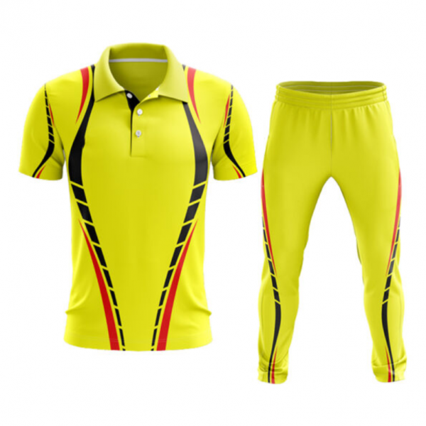 CRICKET UNIFORM YELLOW