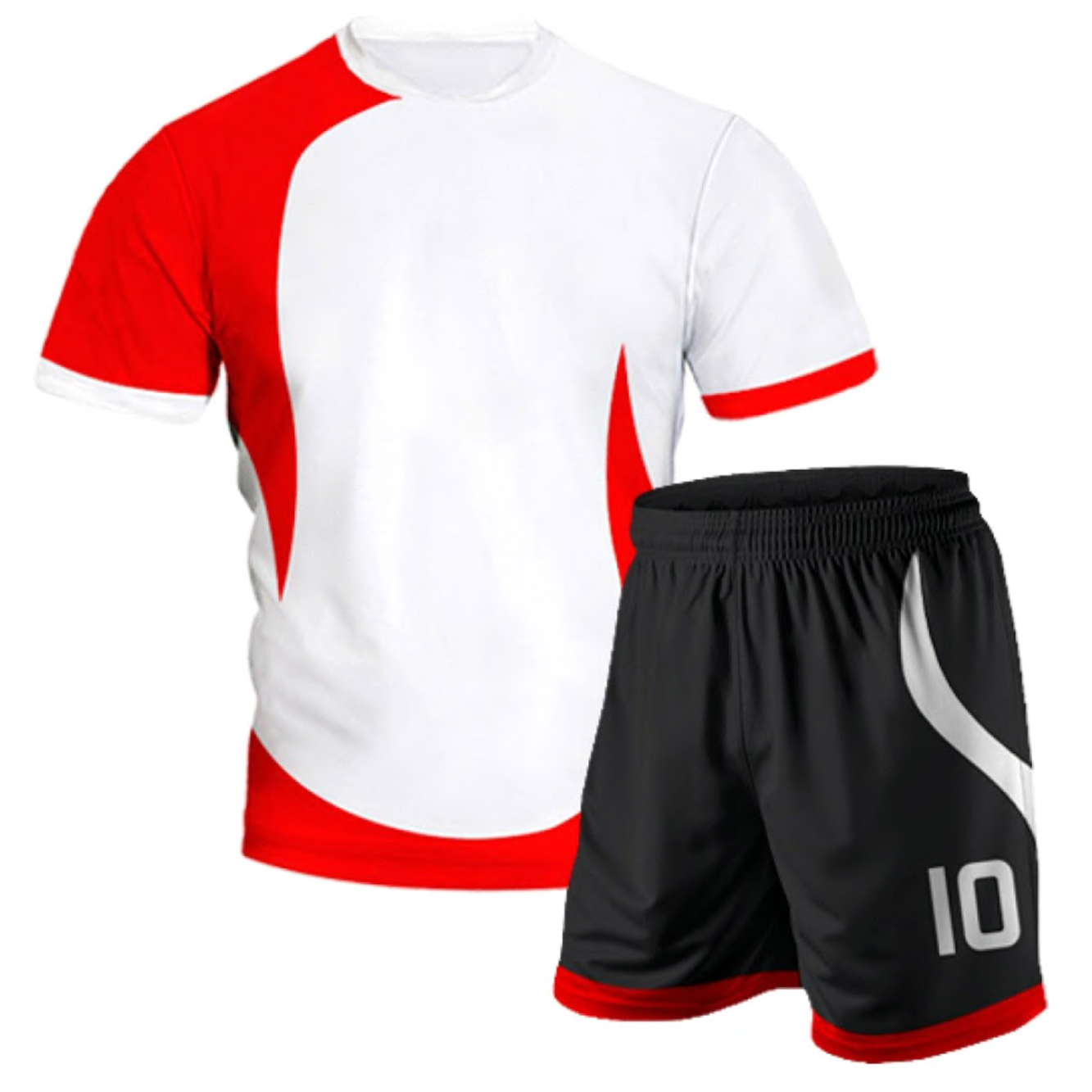 TENNIS UNFORM RED BLACK & WHITE